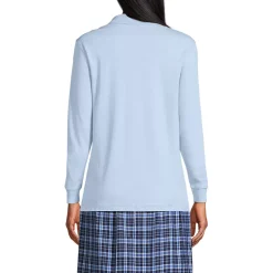 Women's Long Sleeve Interlock Polo Shirt