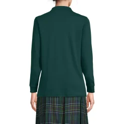 Women's Long Sleeve Interlock Polo Shirt