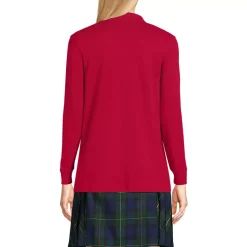 Women's Long Sleeve Interlock Polo Shirt