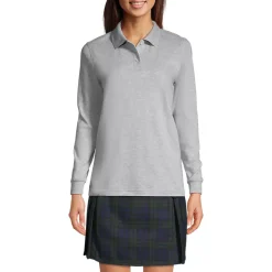 Women's Long Sleeve Interlock Polo Shirt