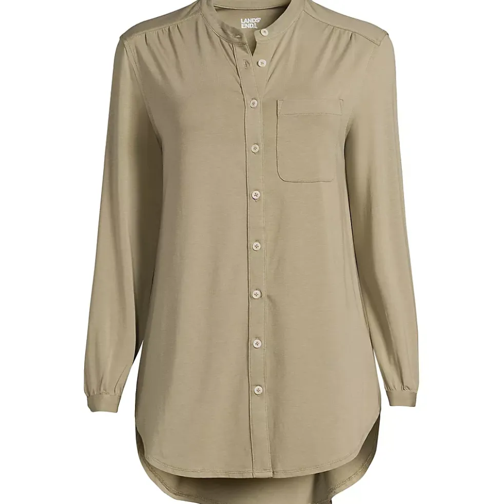 Women's Long Sleeve Jersey A-line Tunic