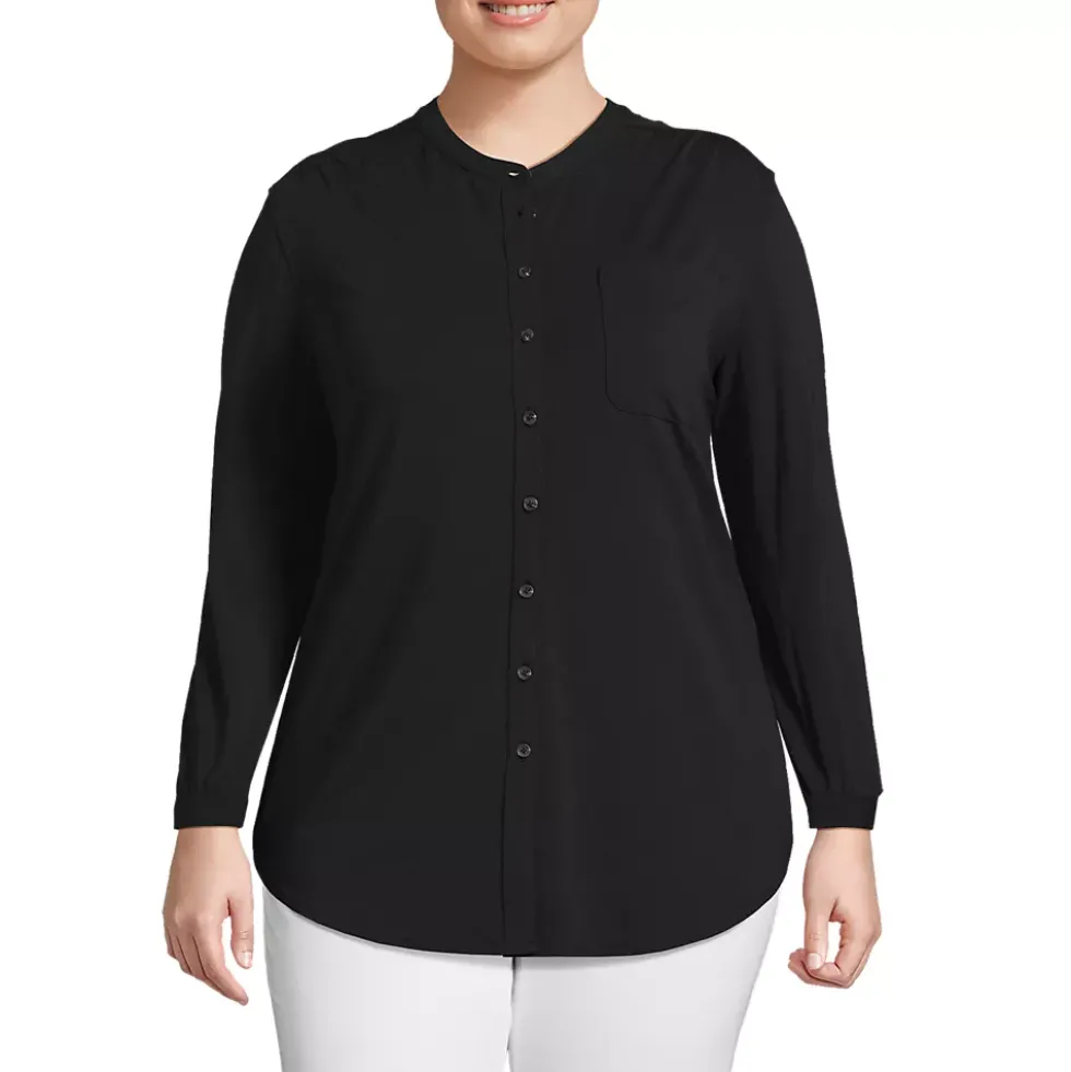 Women's Long Sleeve Jersey A-line Tunic
