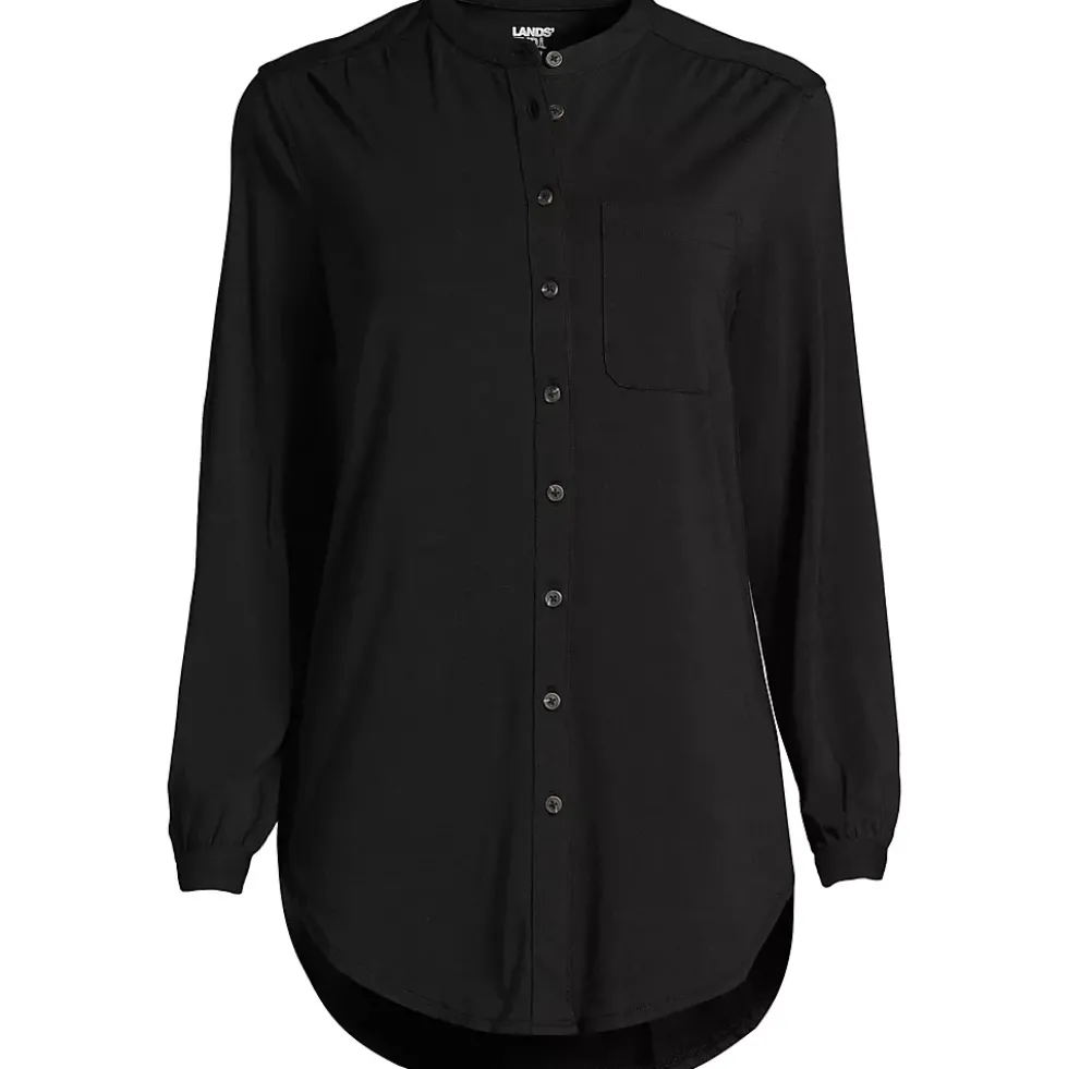 Women's Long Sleeve Jersey A-line Tunic