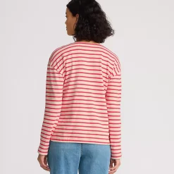 Women's Long Sleeve Mariner Jersey Crewneck Tee