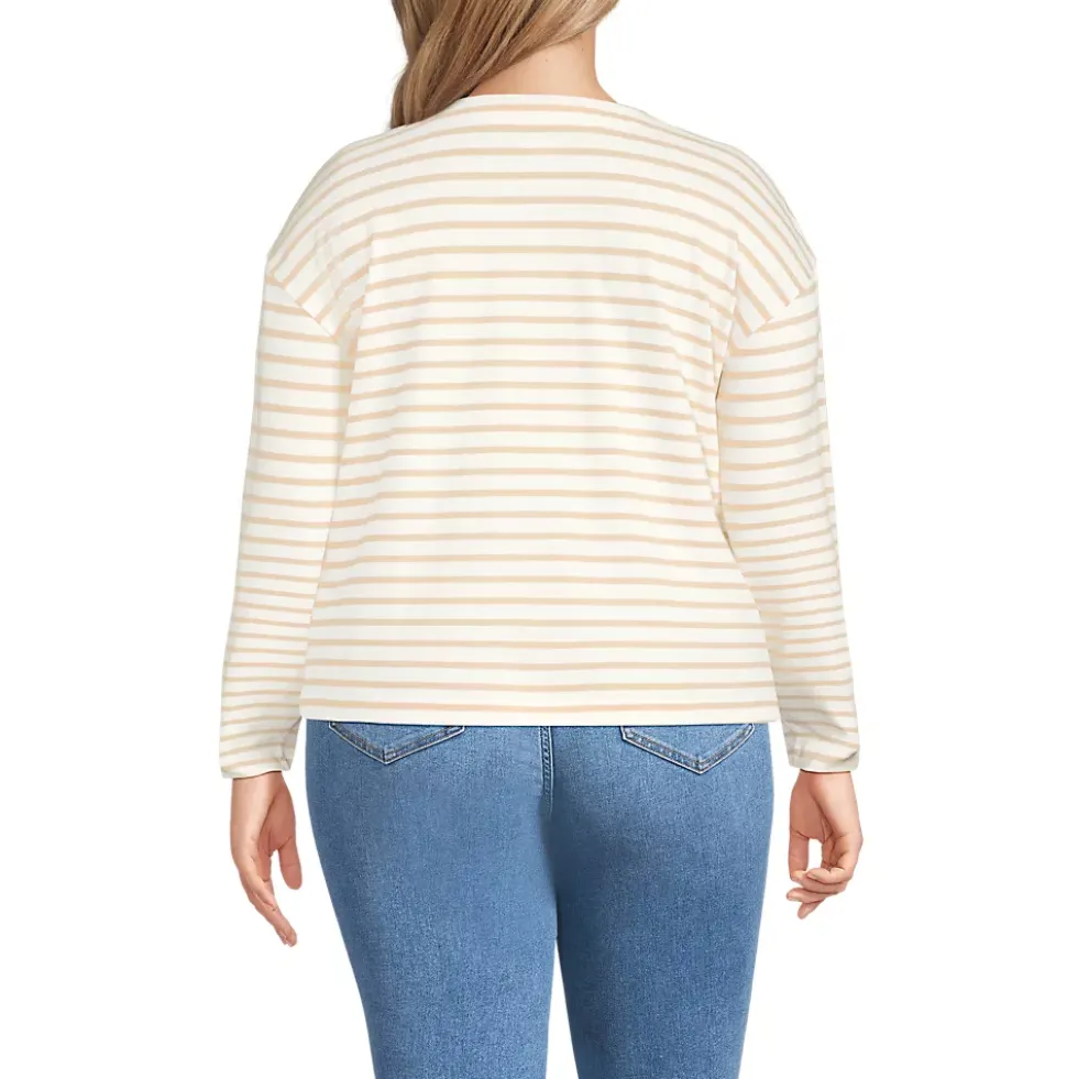Women's Long Sleeve Mariner Jersey Crewneck Tee