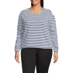 Women's Long Sleeve Mariner Jersey Crewneck Tee