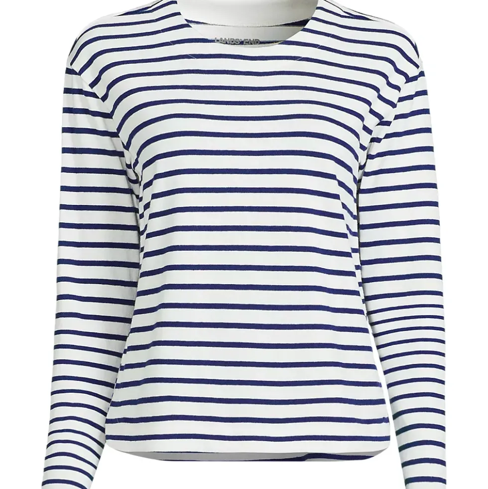 Women's Long Sleeve Mariner Jersey Crewneck Tee