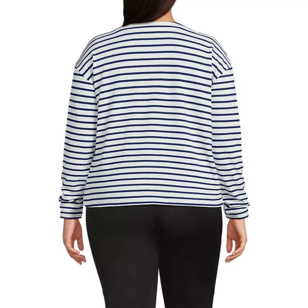 Women's Long Sleeve Mariner Jersey Crewneck Tee