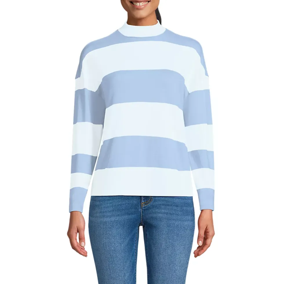 Women's Long Sleeve Mariner Mock Neck