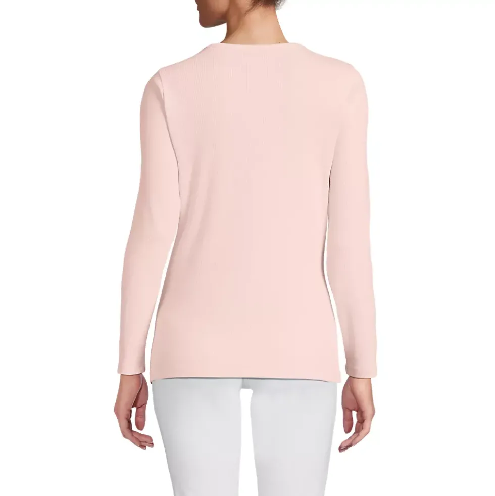 Women's Long Sleeve Micro Rib T-Shirt