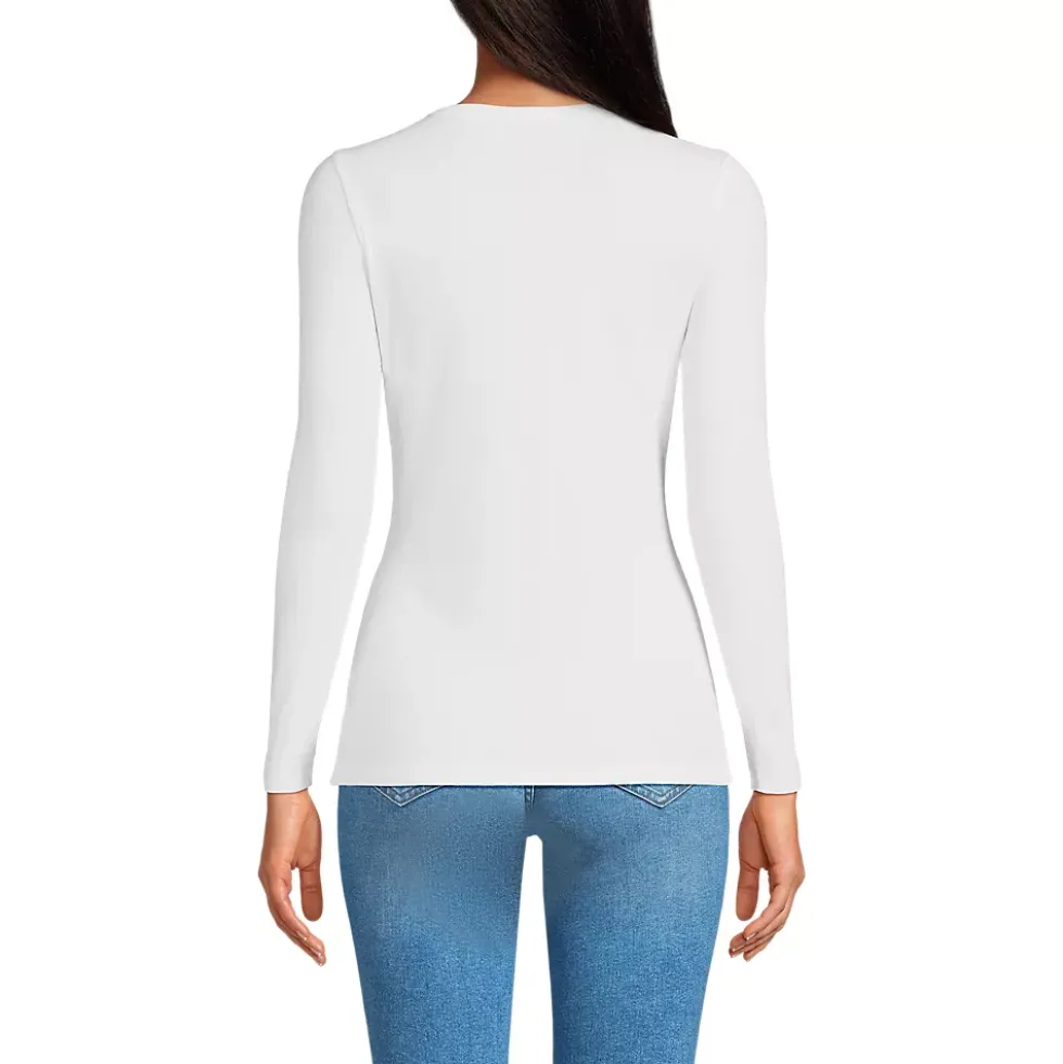Women's Long Sleeve Micro Rib T-Shirt