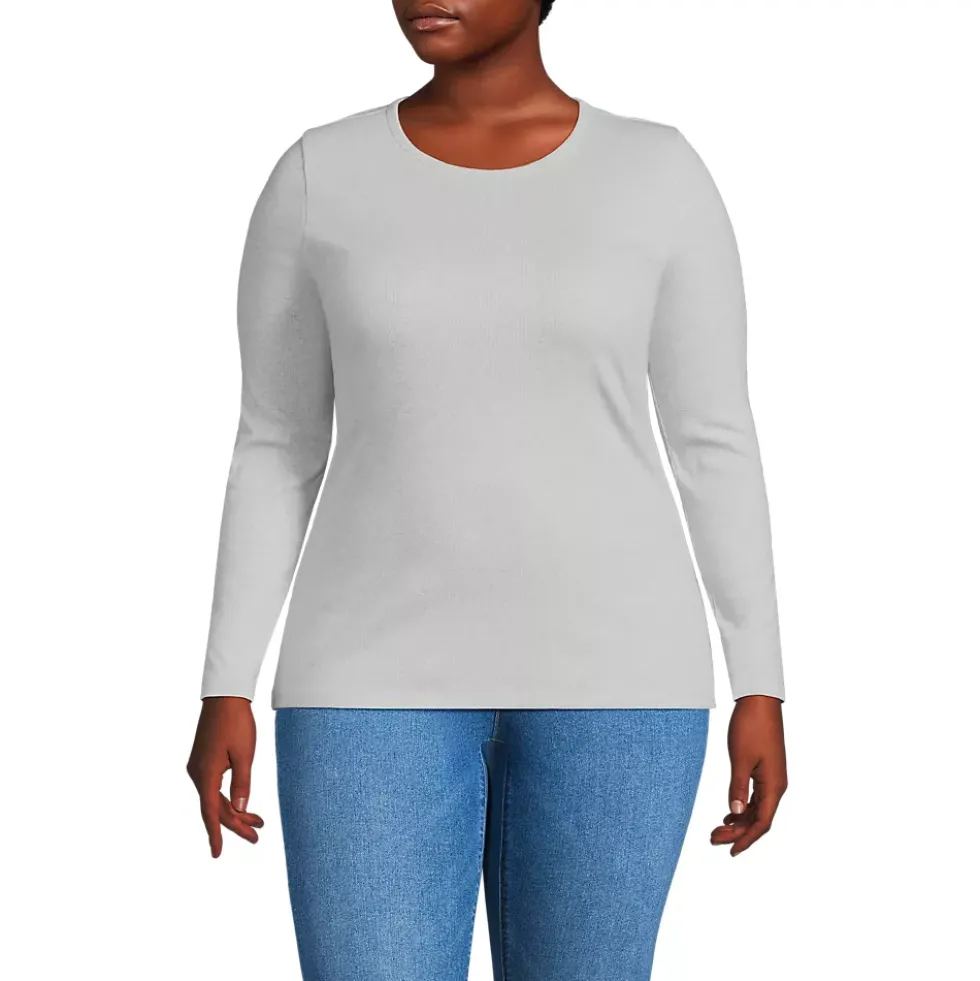 Women's Long Sleeve Micro Rib T-Shirt