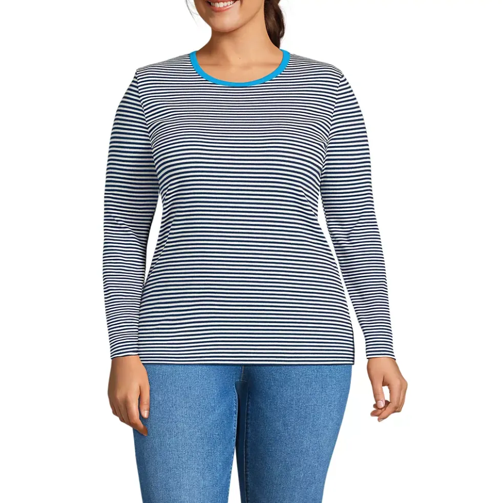Women's Long Sleeve Micro Rib T-Shirt