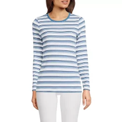 Women's Long Sleeve Micro Rib T-Shirt