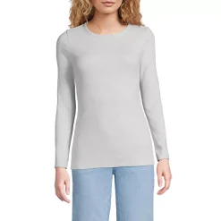 Women's Long Sleeve Micro Rib T-Shirt