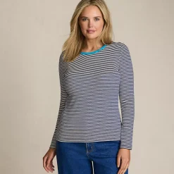 Women's Long Sleeve Micro Rib T-Shirt