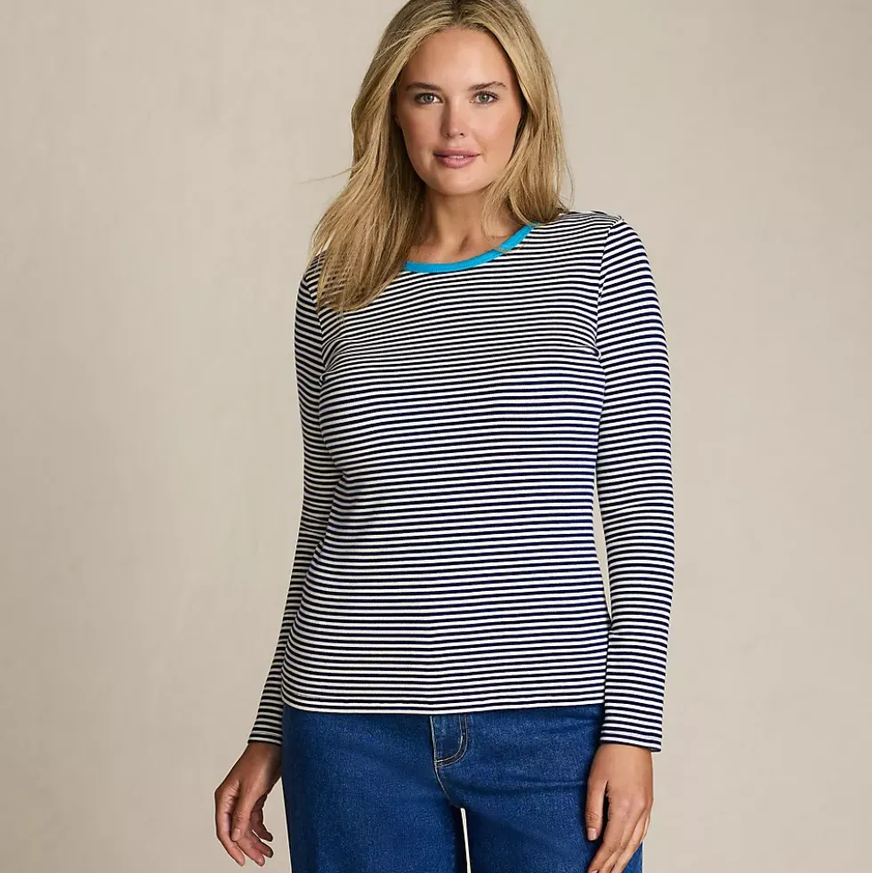 Women's Long Sleeve Micro Rib T-Shirt