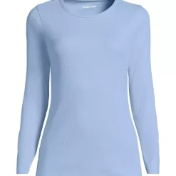 Women's Long Sleeve Micro Rib T-Shirt