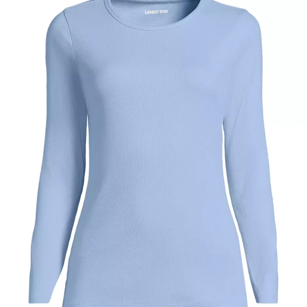 Women's Long Sleeve Micro Rib T-Shirt