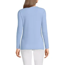 Women's Long Sleeve Micro Rib T-Shirt