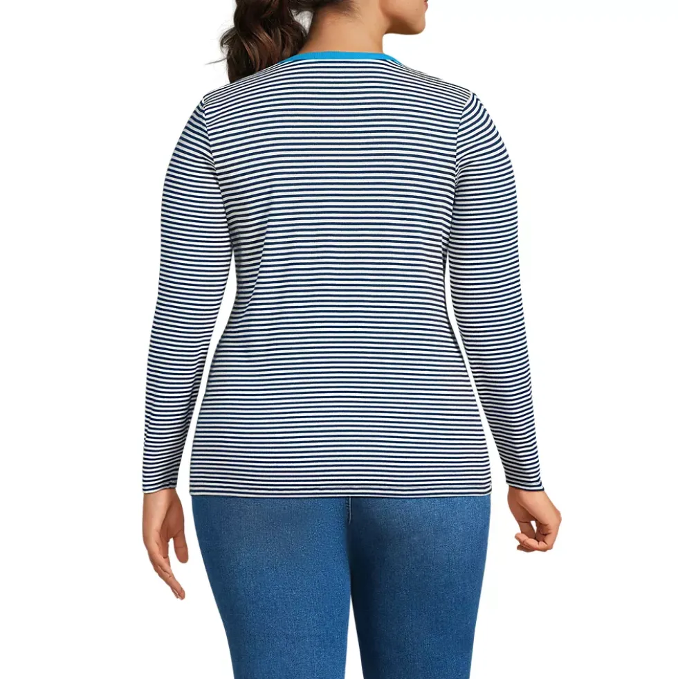 Women's Long Sleeve Micro Rib T-Shirt