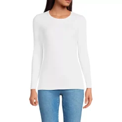 Women's Long Sleeve Micro Rib T-Shirt