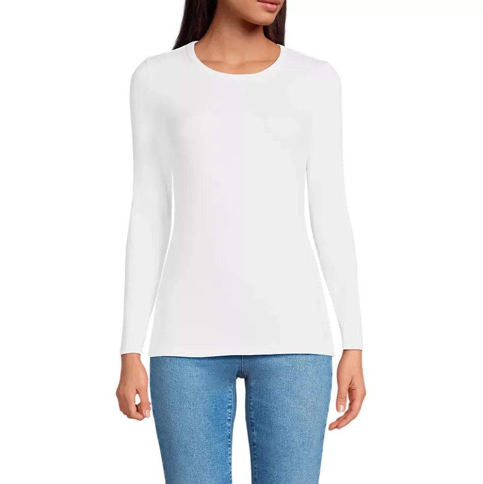 Women's Long Sleeve Micro Rib T-Shirt
