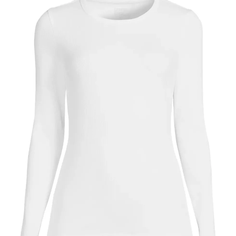 Women's Long Sleeve Micro Rib T-Shirt
