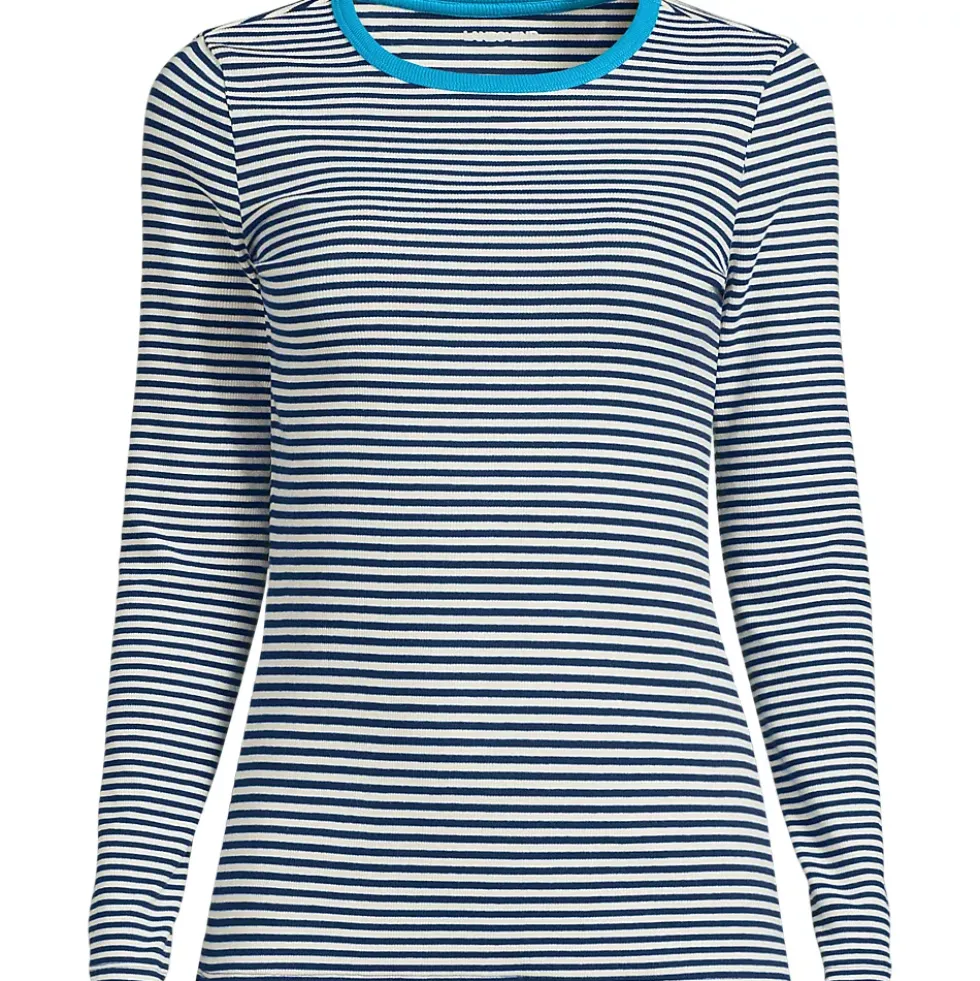 Women's Long Sleeve Micro Rib T-Shirt