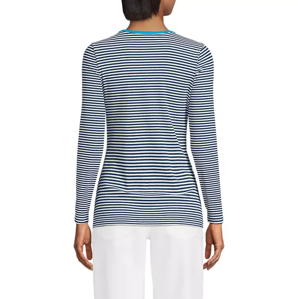 Women's Long Sleeve Micro Rib T-Shirt
