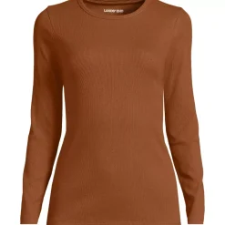 Women's Long Sleeve Micro Rib T-Shirt