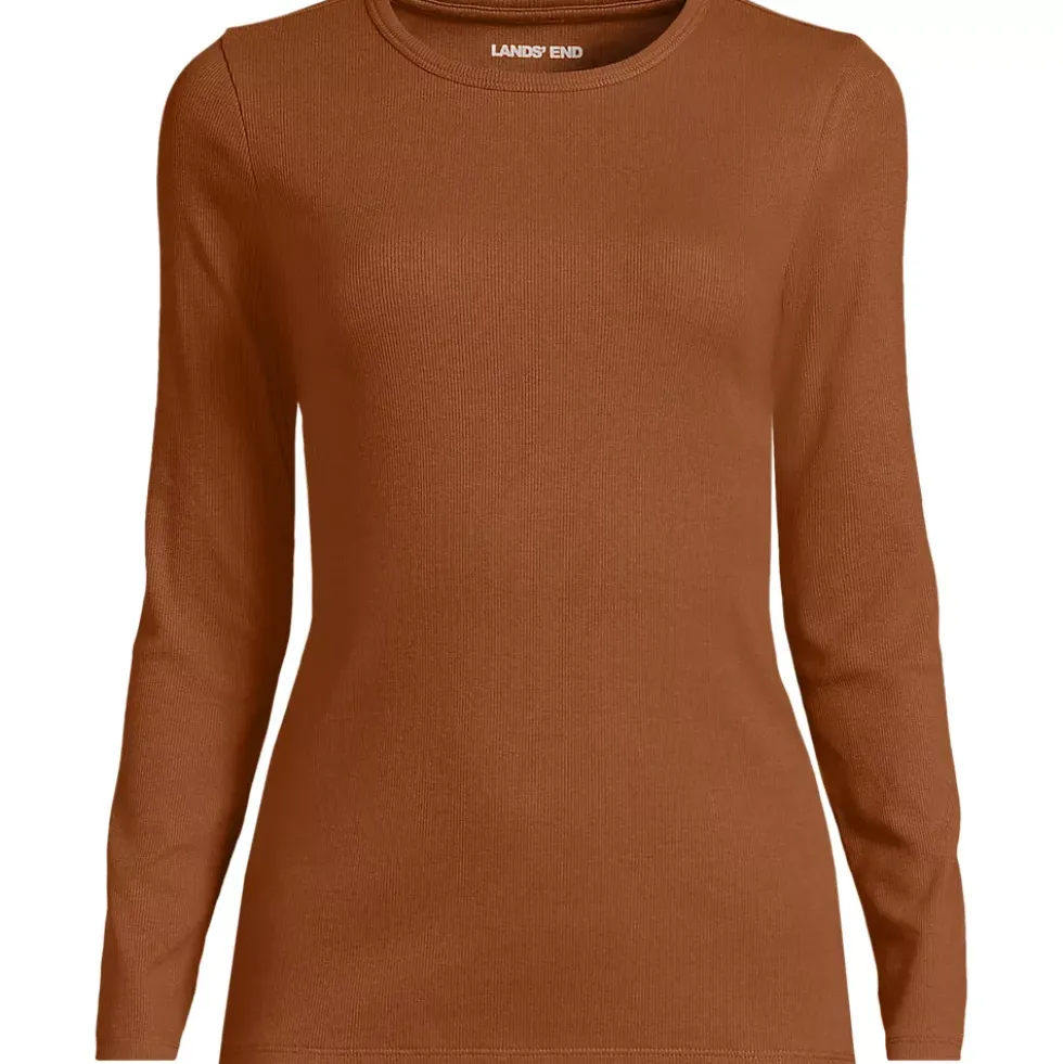 Women's Long Sleeve Micro Rib T-Shirt