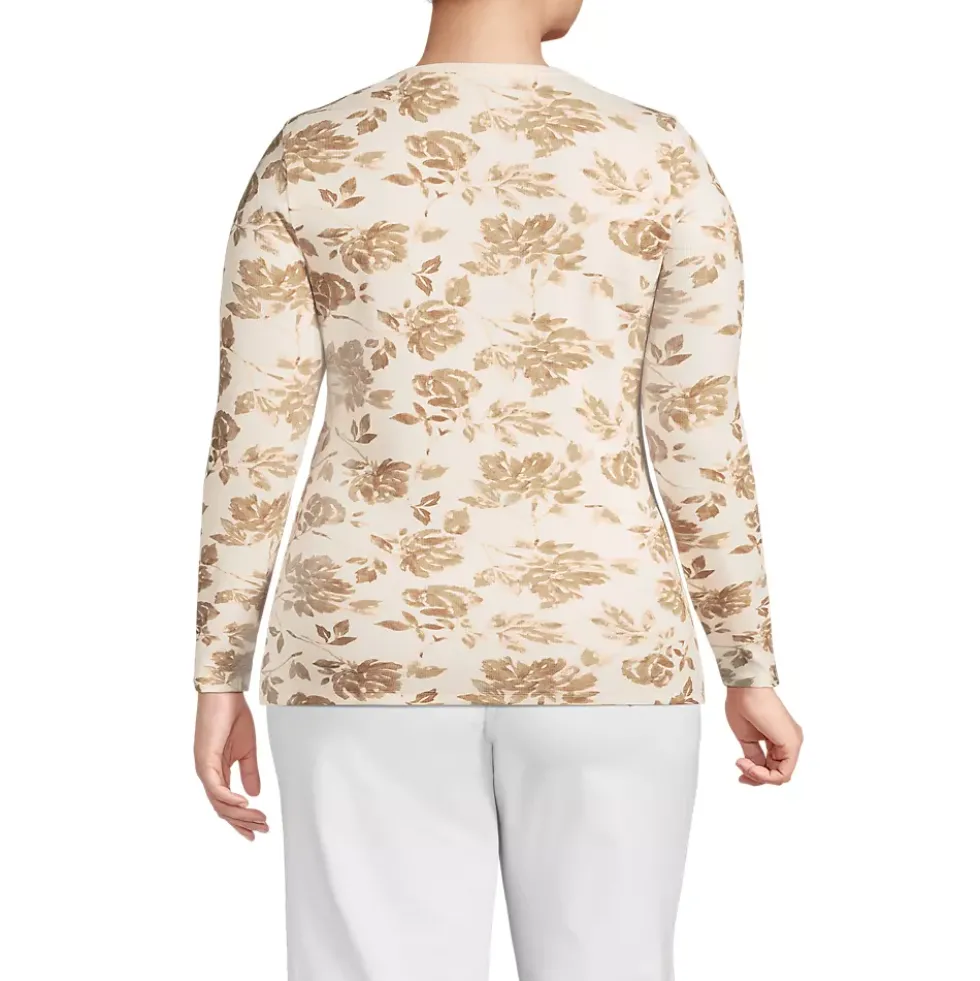 Women's Long Sleeve Micro Rib T-Shirt