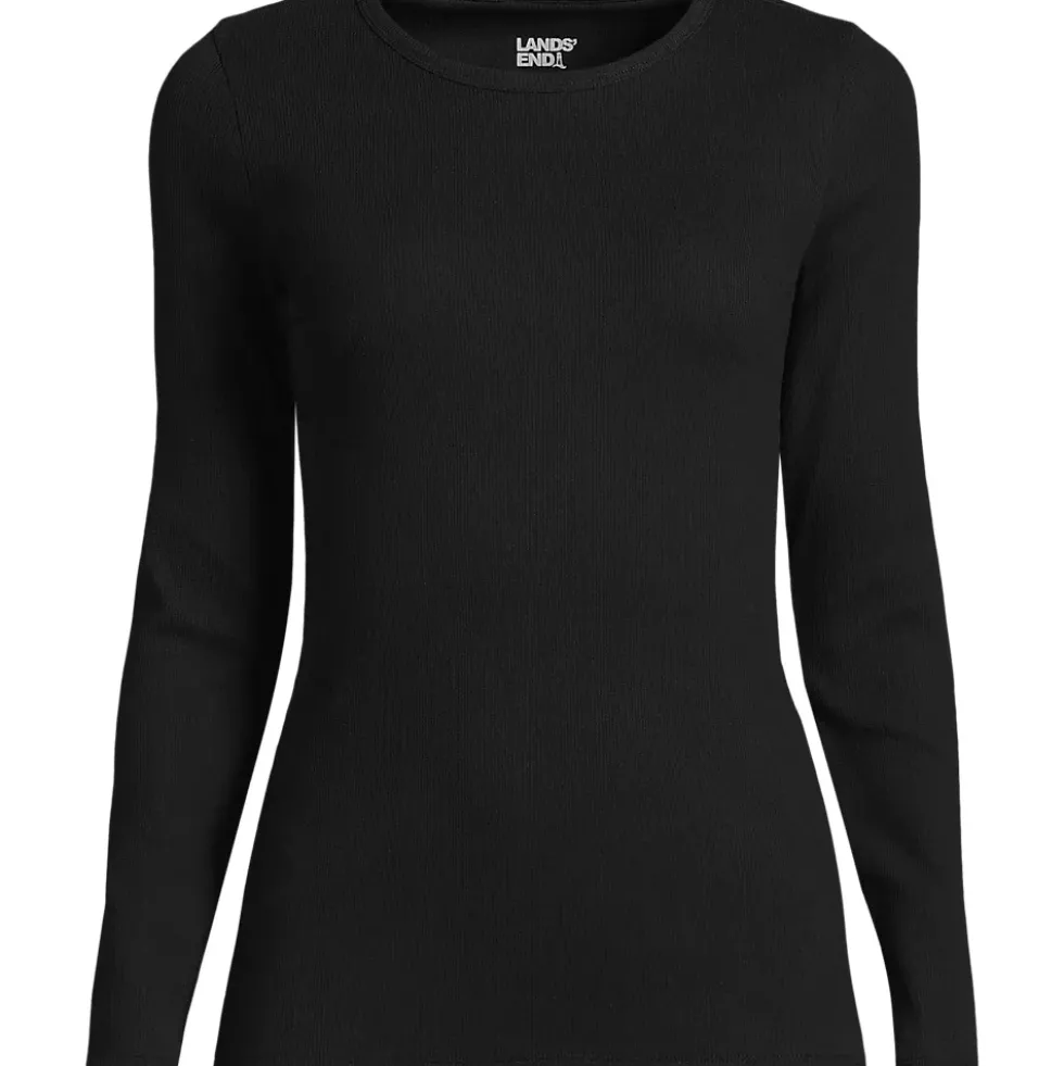 Women's Long Sleeve Micro Rib T-Shirt
