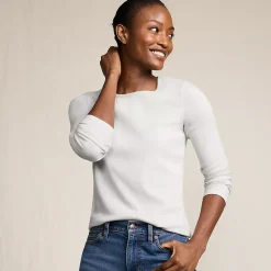 Women's Long Sleeve Micro Rib T-Shirt