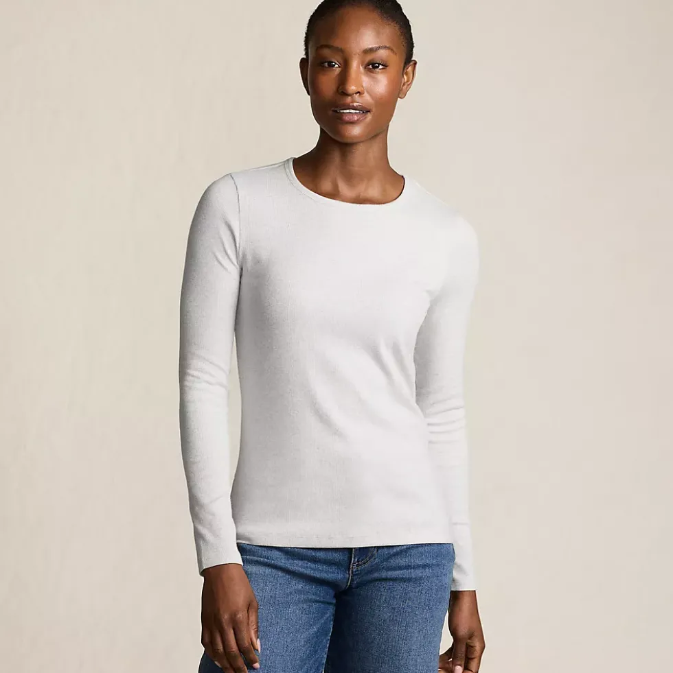 Women's Long Sleeve Micro Rib T-Shirt