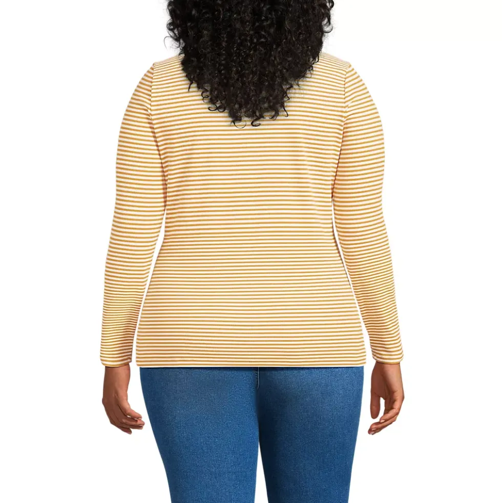 Women's Long Sleeve Micro Rib T-Shirt