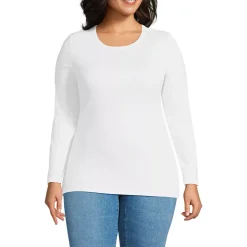 Women's Long Sleeve Micro Rib T-Shirt