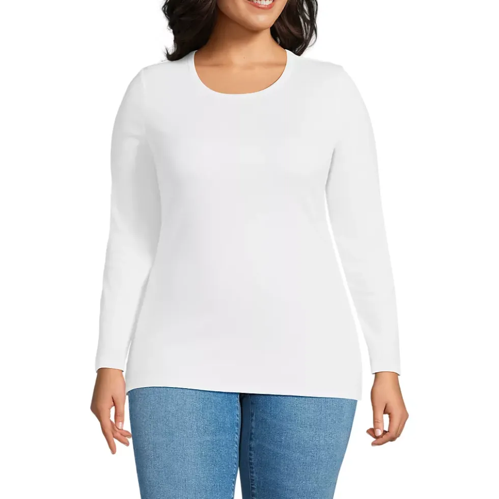 Women's Long Sleeve Micro Rib T-Shirt