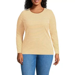Women's Long Sleeve Micro Rib T-Shirt
