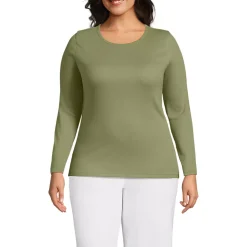 Women's Long Sleeve Micro Rib T-Shirt