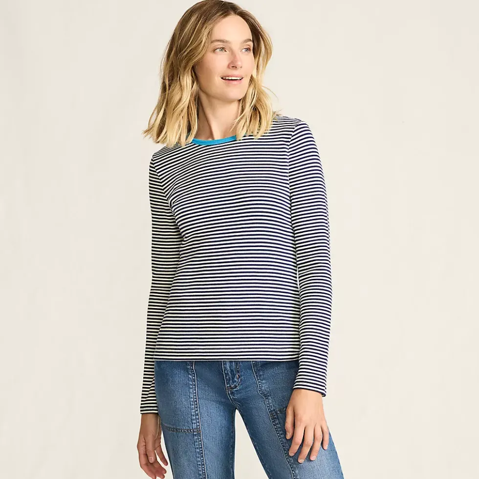 Women's Long Sleeve Micro Rib T-Shirt
