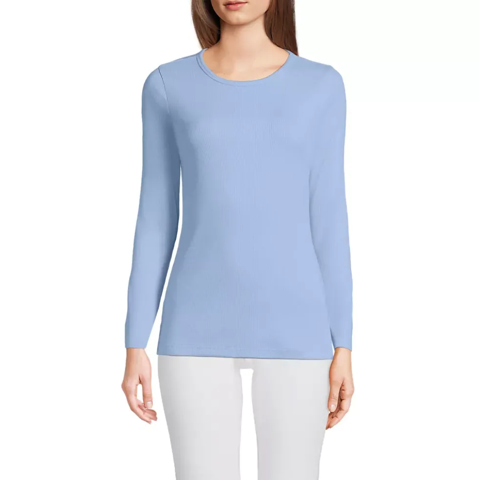 Women's Long Sleeve Micro Rib T-Shirt