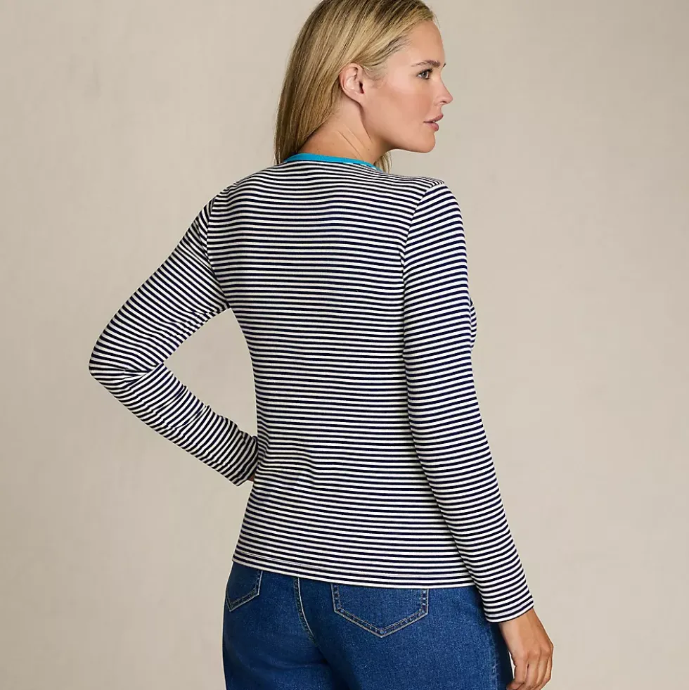 Women's Long Sleeve Micro Rib T-Shirt