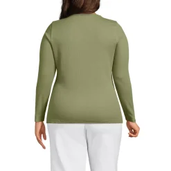 Women's Long Sleeve Micro Rib T-Shirt