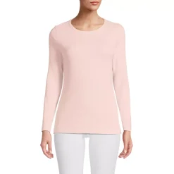 Women's Long Sleeve Micro Rib T-Shirt