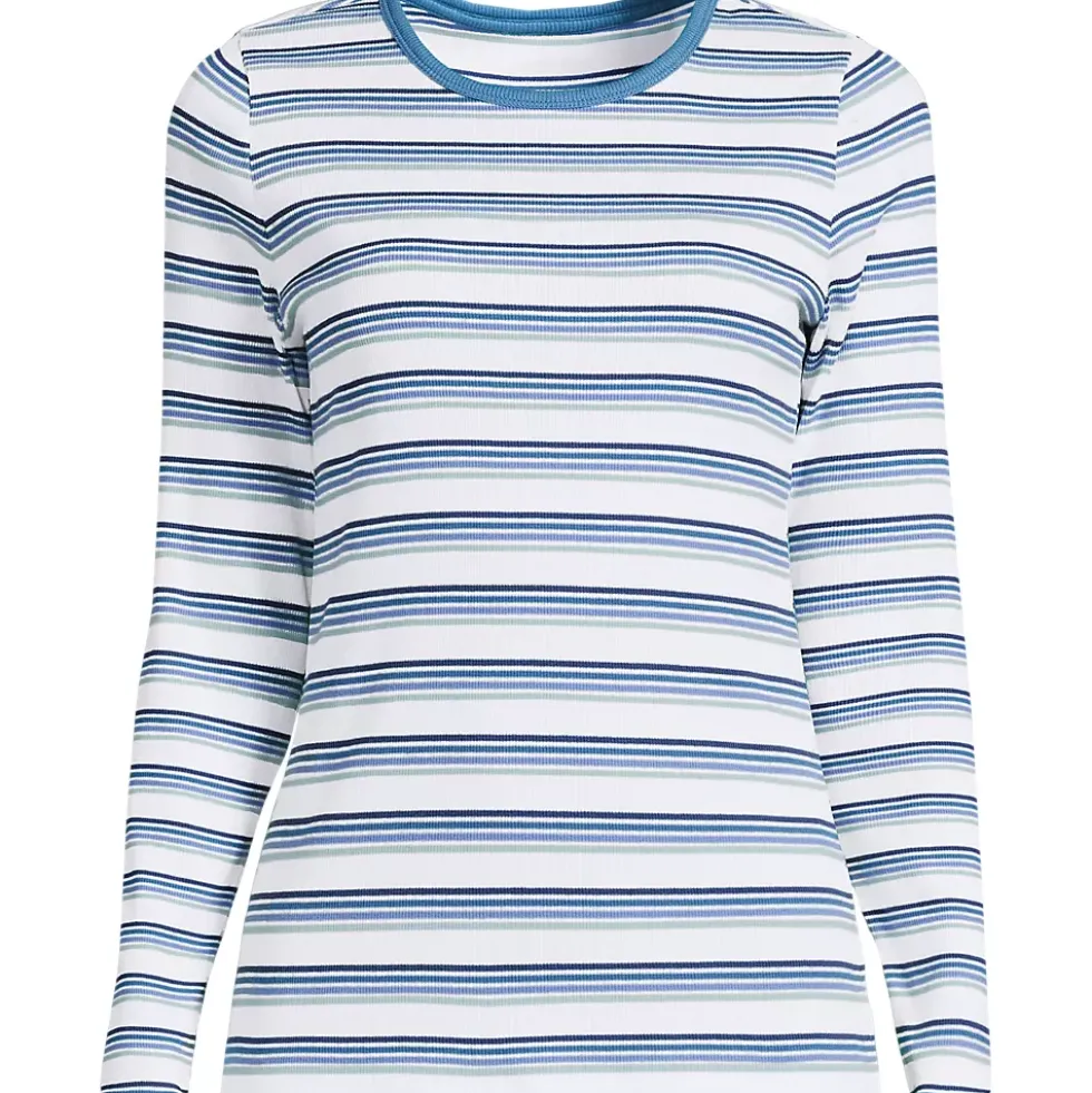 Women's Long Sleeve Micro Rib T-Shirt