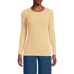 Women's Long Sleeve Micro Rib T-Shirt