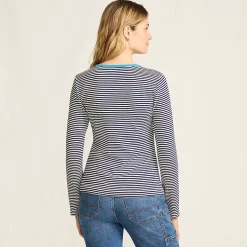 Women's Long Sleeve Micro Rib T-Shirt