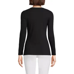 Women's Long Sleeve Micro Rib T-Shirt